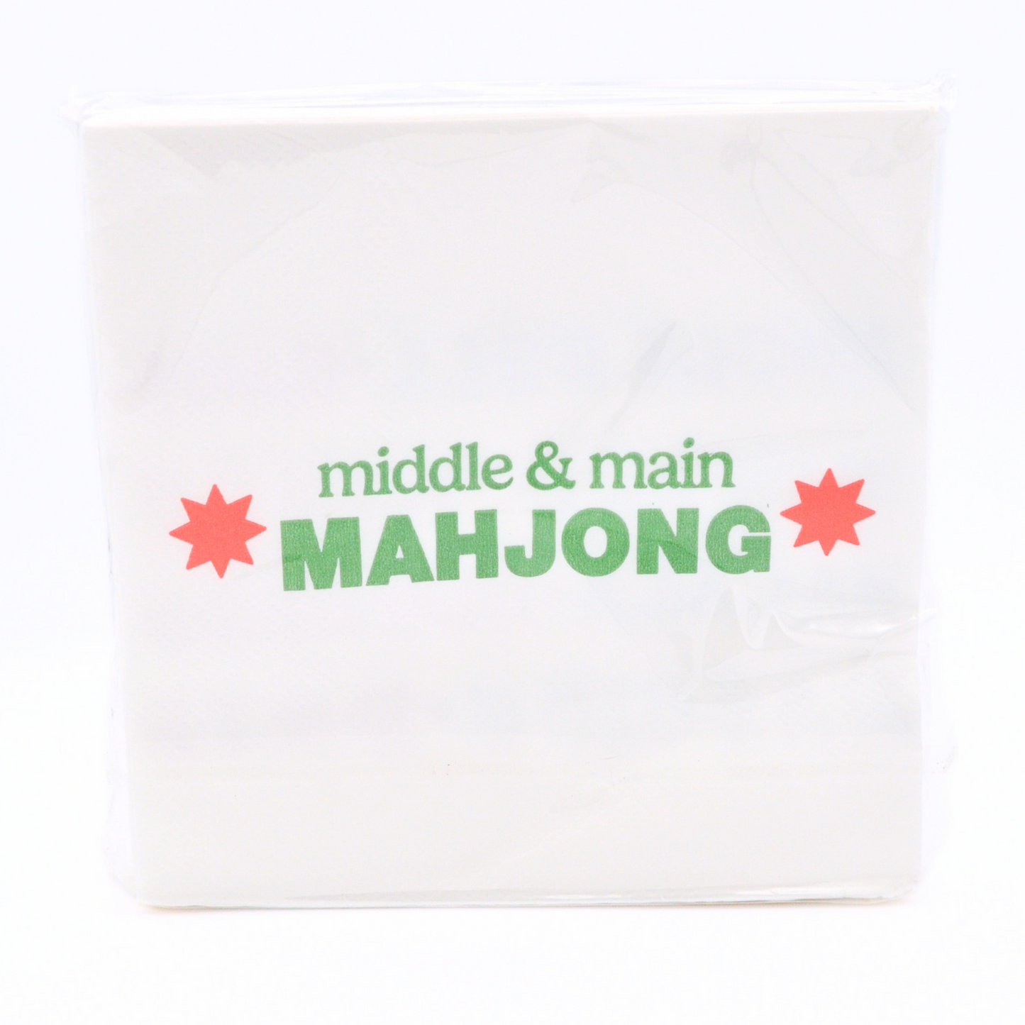 Merry Mahjong Festive Cocktail Napkins