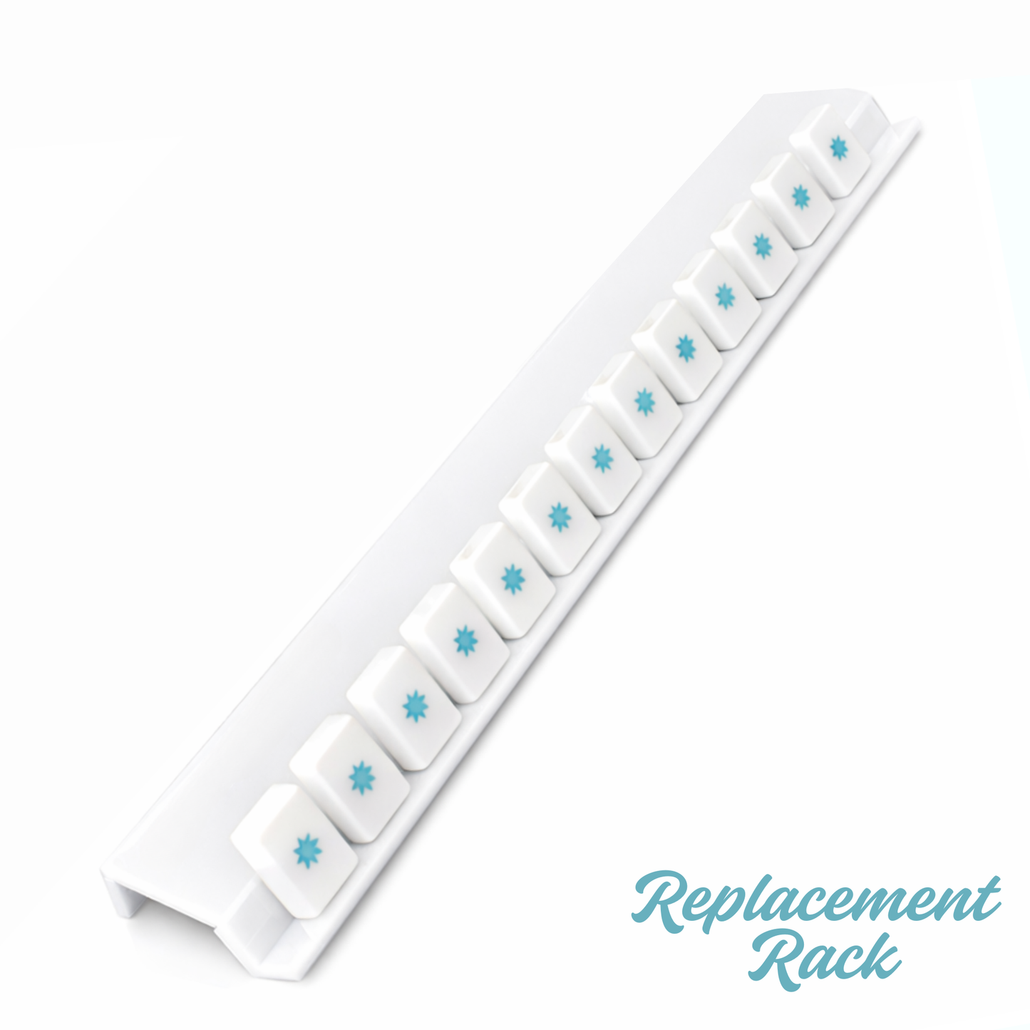 Single Milk Glass Acrylic Mahjong RACK