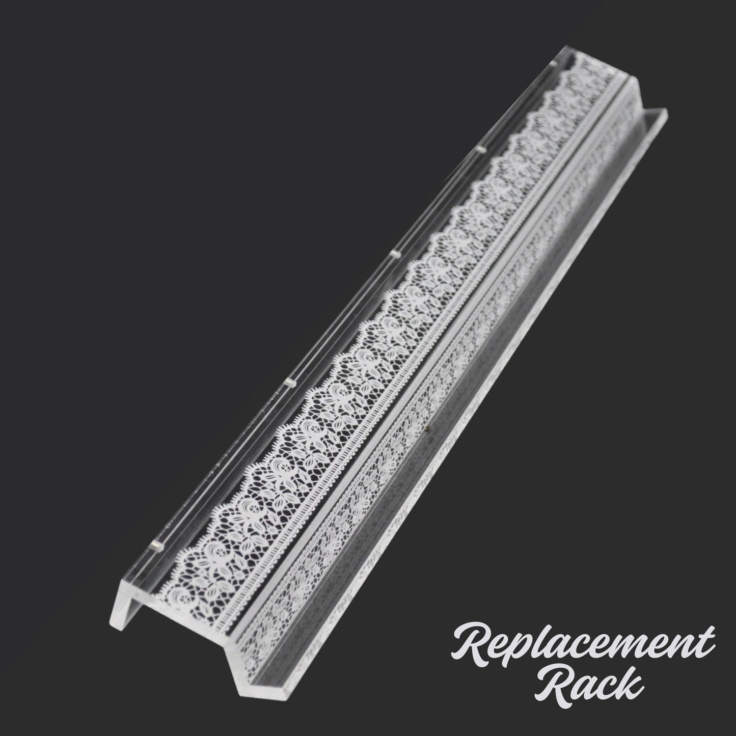 Single Lace Acrylic Mahjong RACK