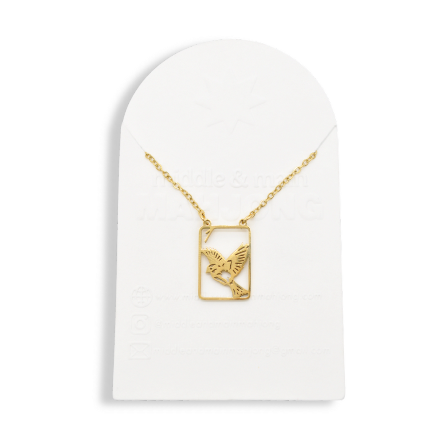 Filigree Sparrow One Bam Necklace
