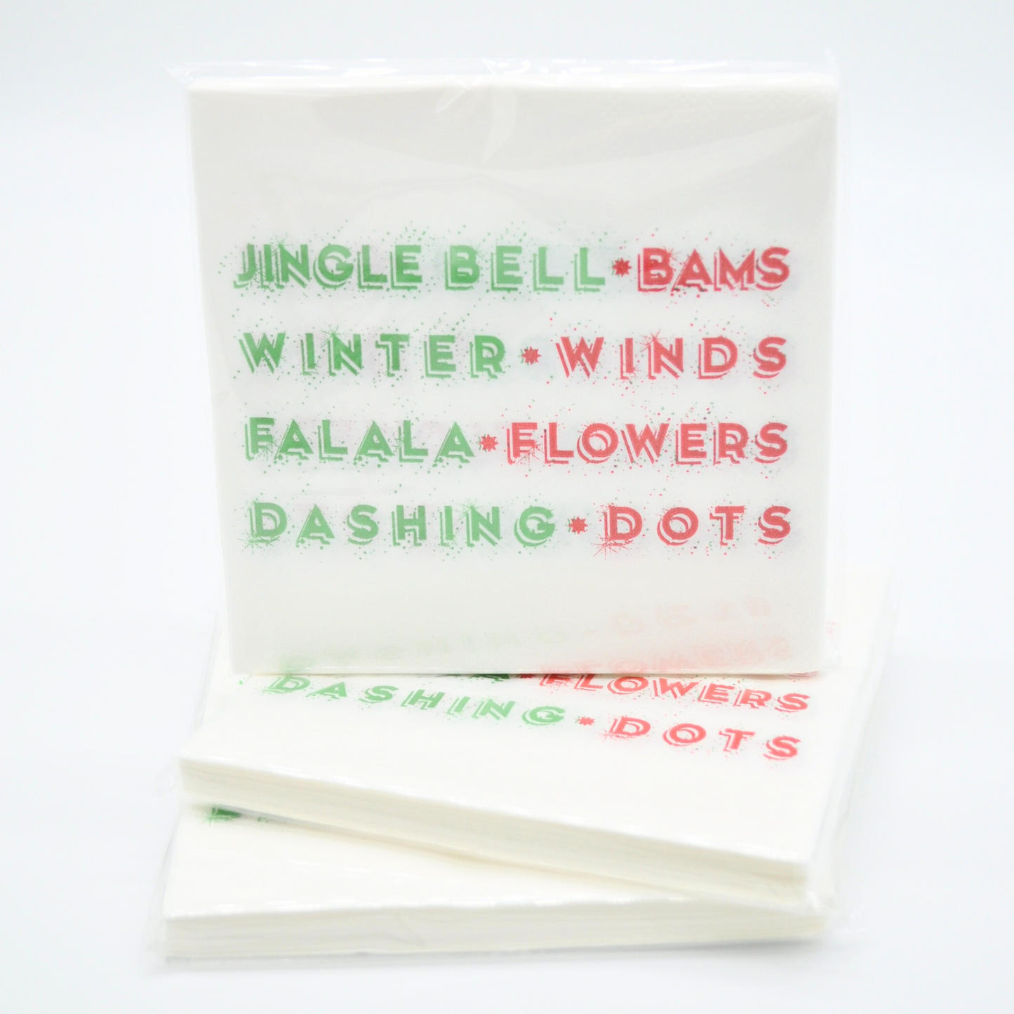 Merry Mahjong Festive Cocktail Napkins
