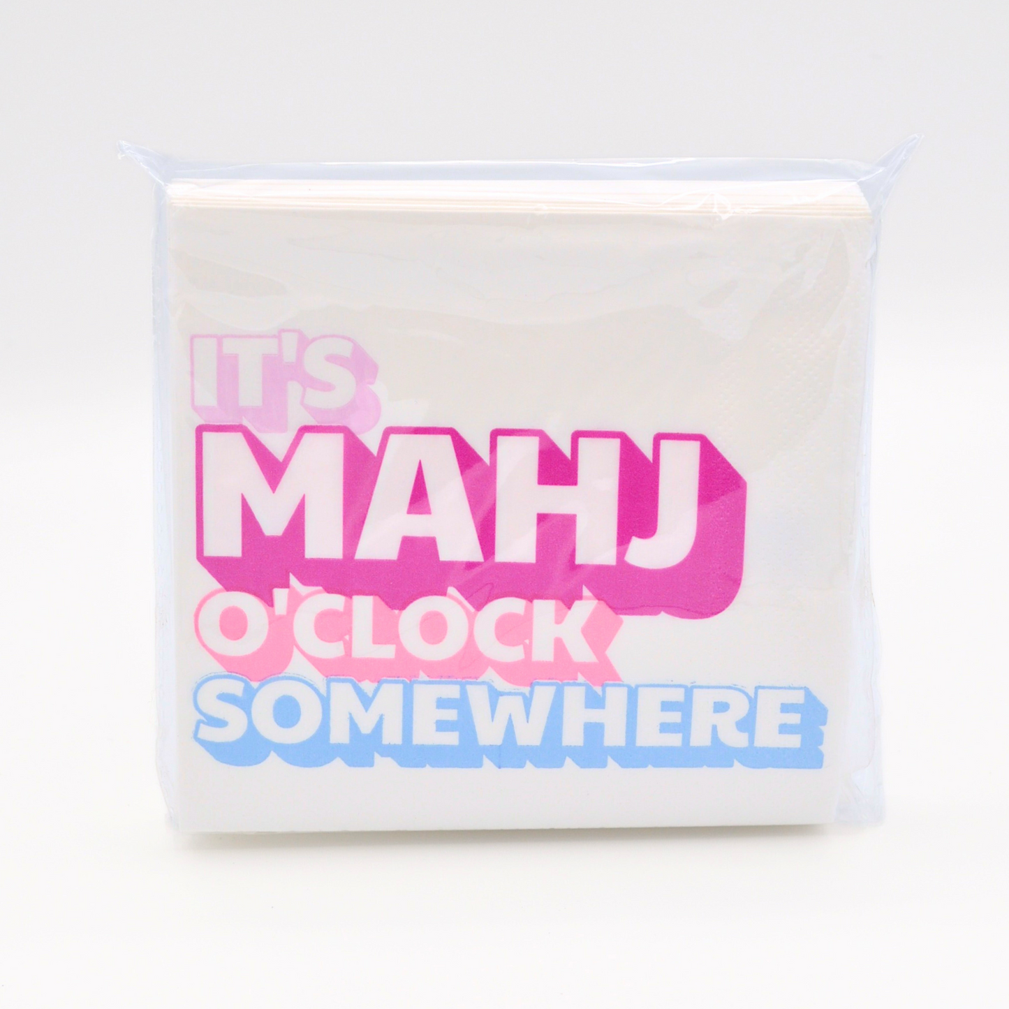 "It's Mahj O'Clock Somewhere" Cocktail Napkins