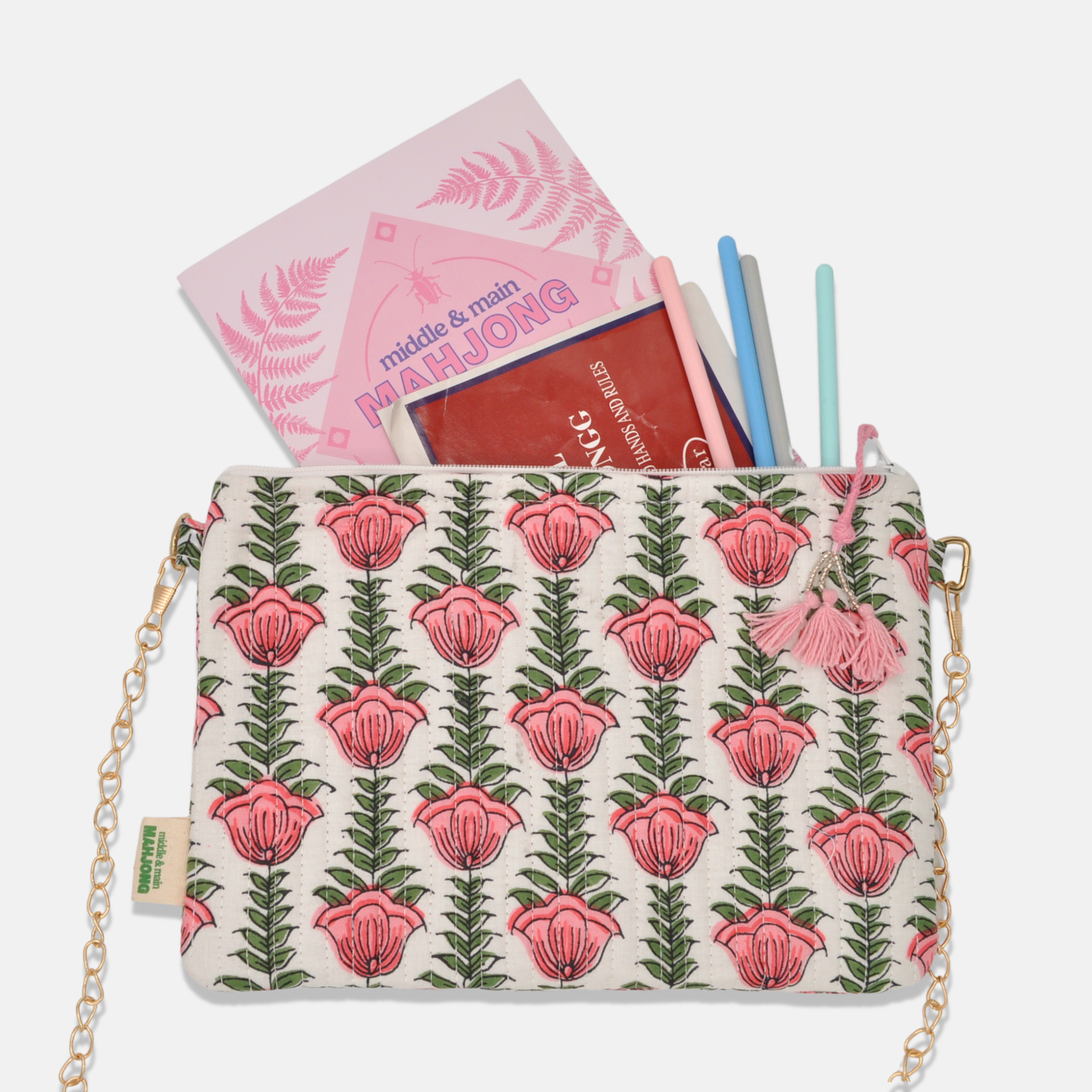 Little Sister’s Tagging Along Floral Card Pouch