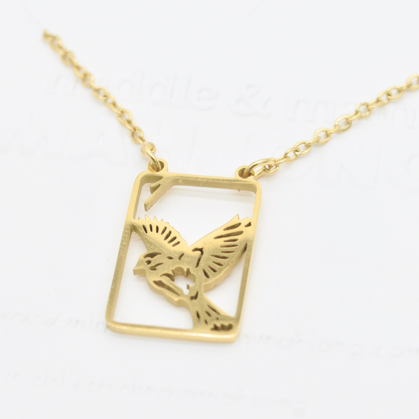 Filigree Sparrow One Bam Necklace