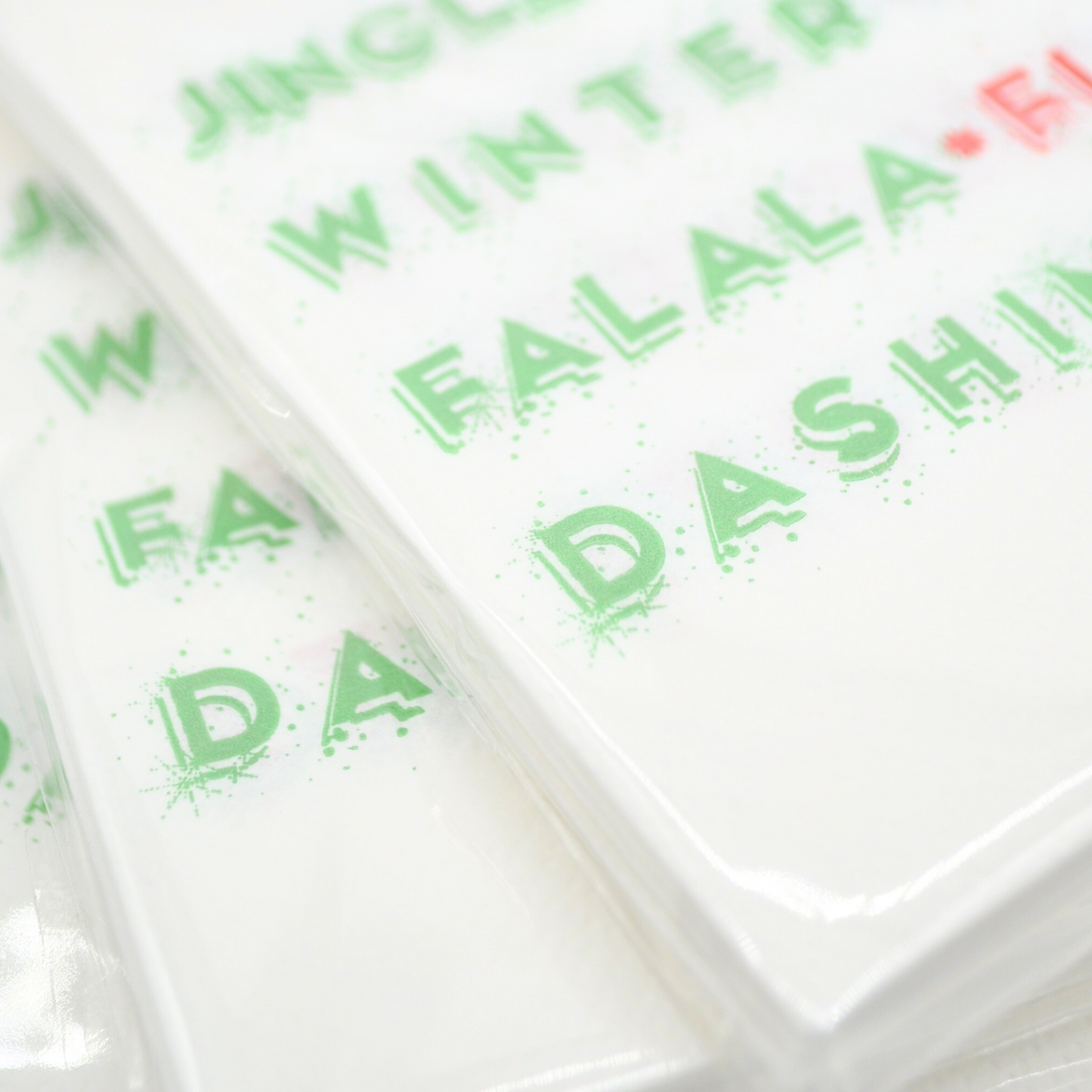 Merry Mahjong Festive Cocktail Napkins