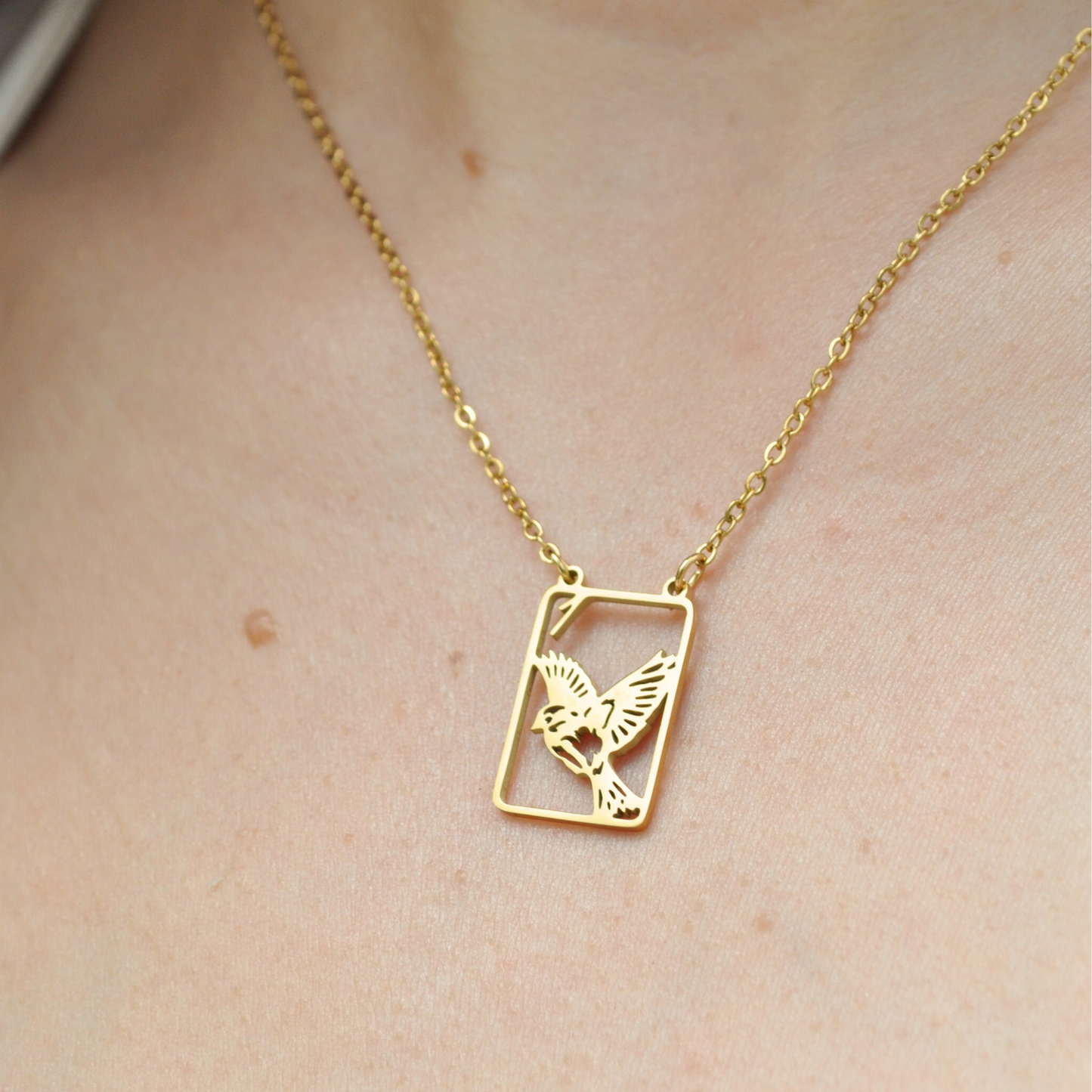Filigree Sparrow One Bam Necklace