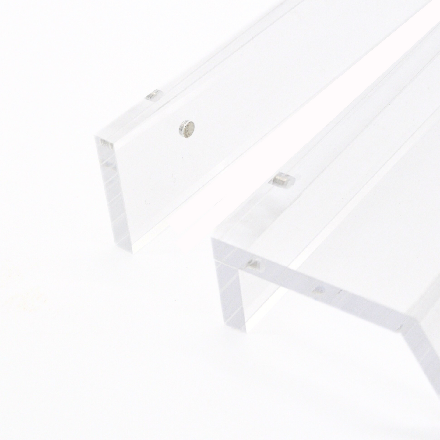 Clear Acrylic Mahjong Rack and Pusher, Set of 4