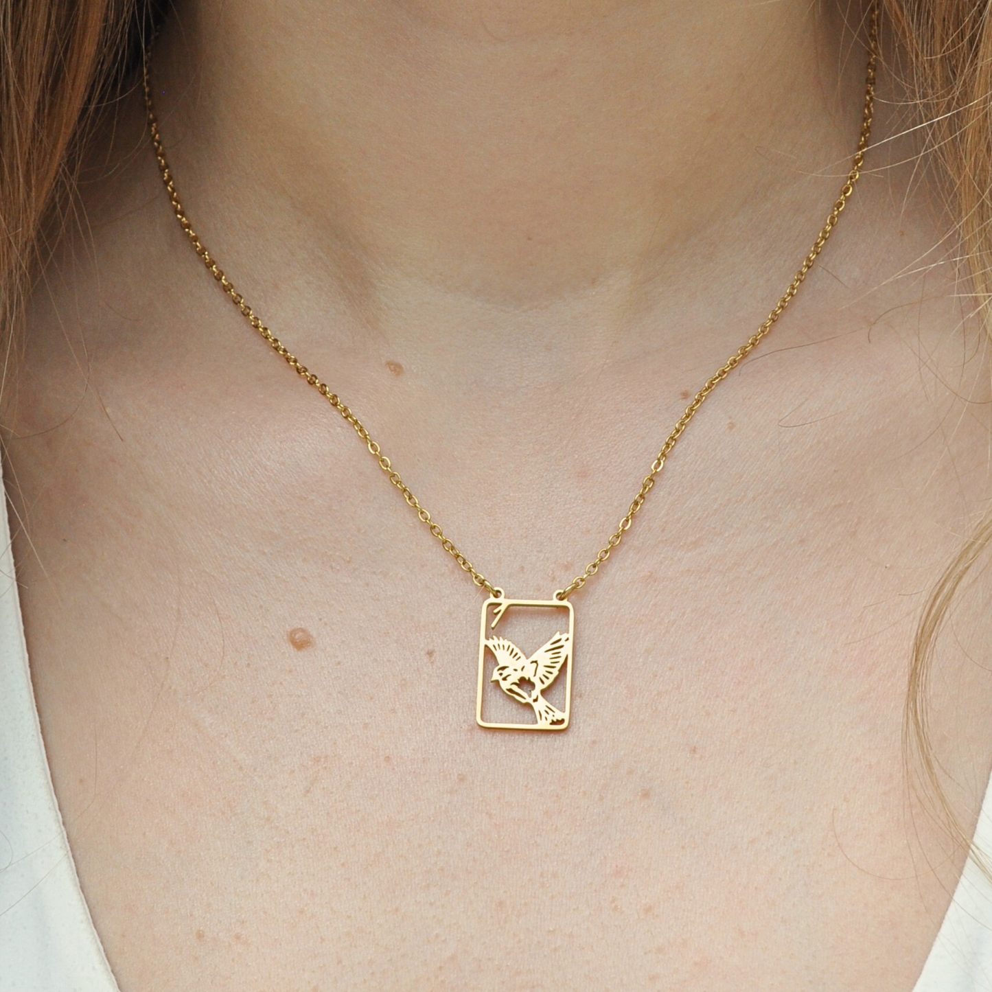 Filigree Sparrow One Bam Necklace