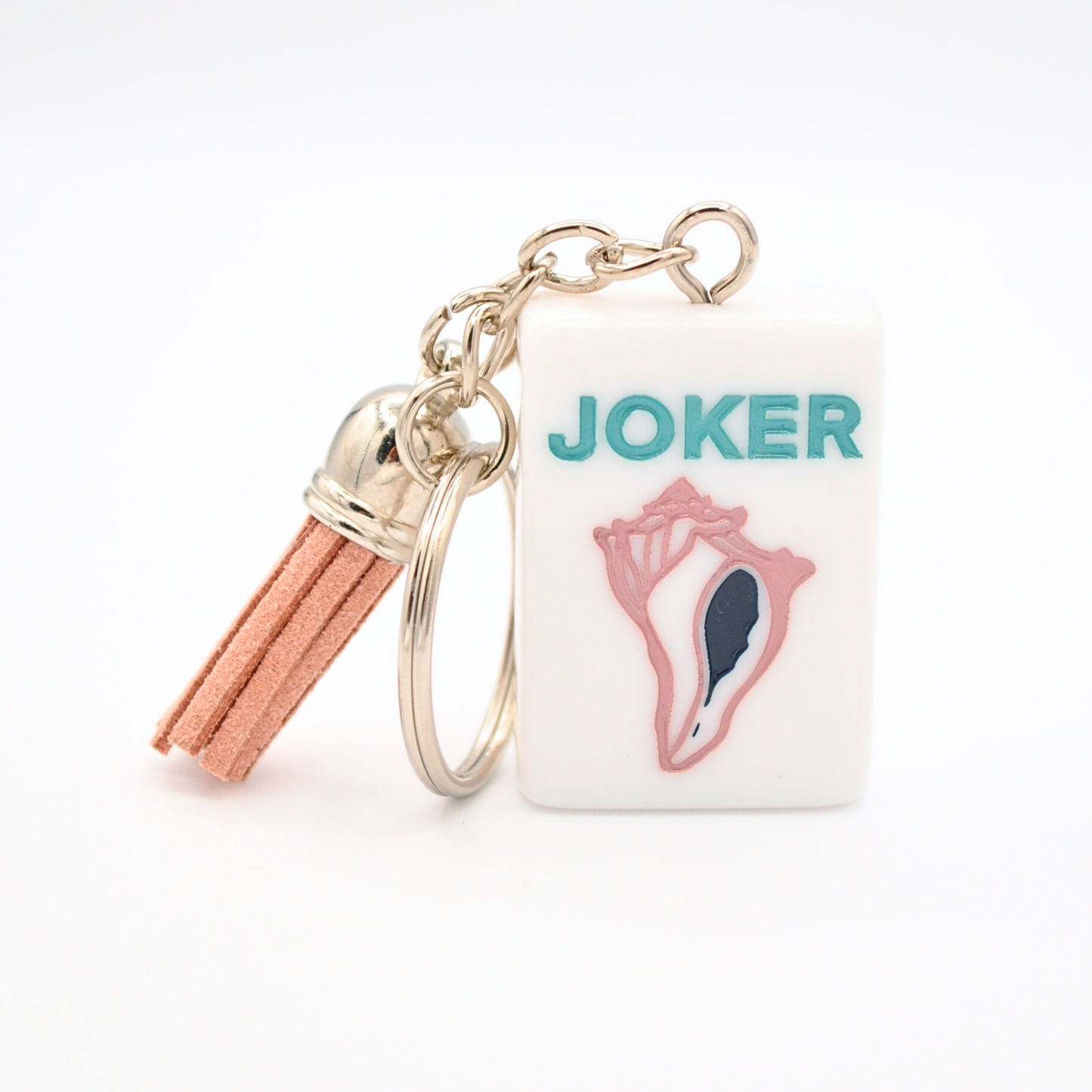 Mahjong Tile Keychain Whelk Joker