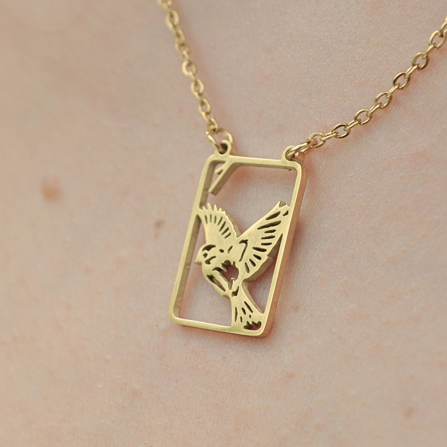 Filigree Sparrow One Bam Necklace