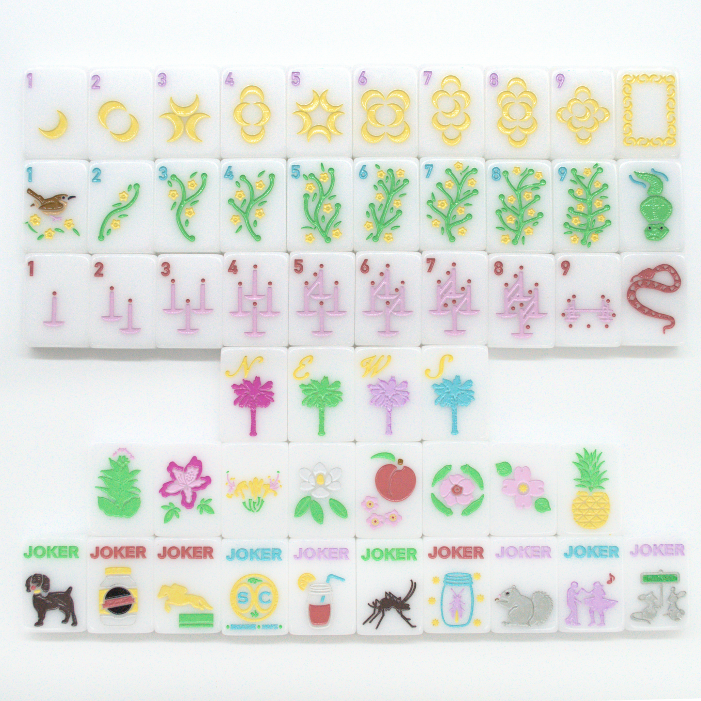 Palmetto Tiles- A South Carolina Inspired Mahjong Set