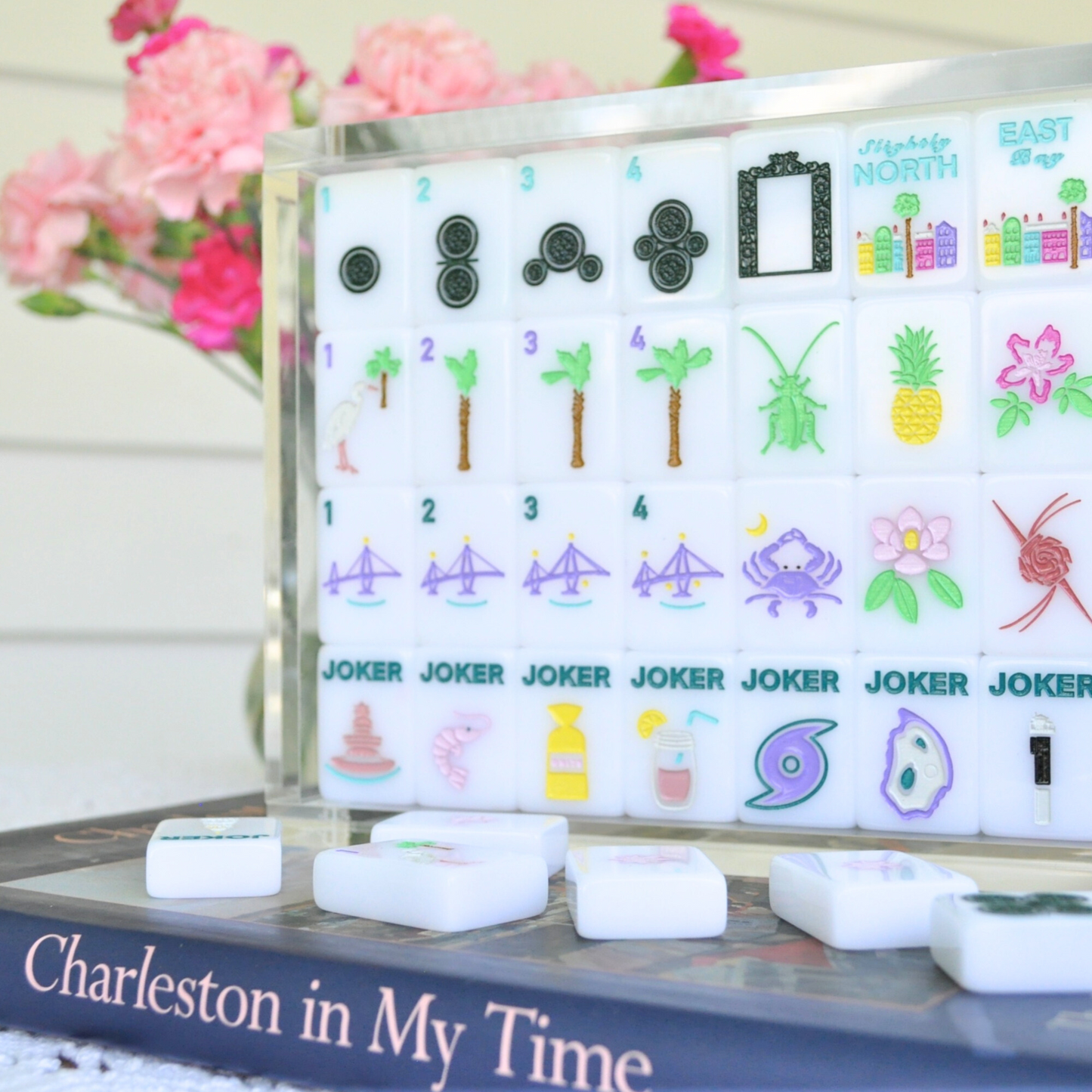Charleston Tiles- A South Carolina Inspired Mahjong Set BACKORDER