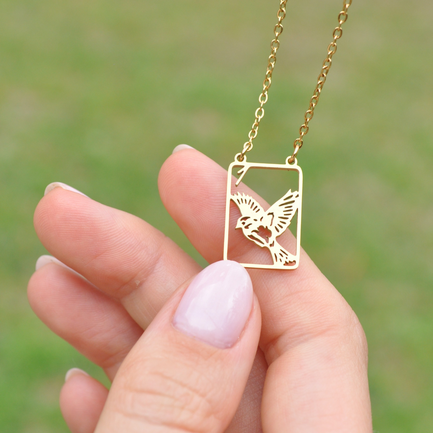 Filigree Sparrow One Bam Necklace