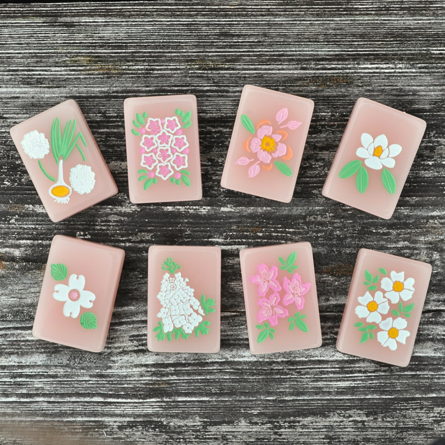 Peach & Pine Tiles- A Georgia Inspired Mahjong Set (PREORDER)