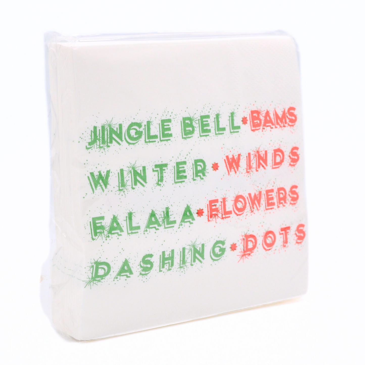 Merry Mahjong Festive Cocktail Napkins