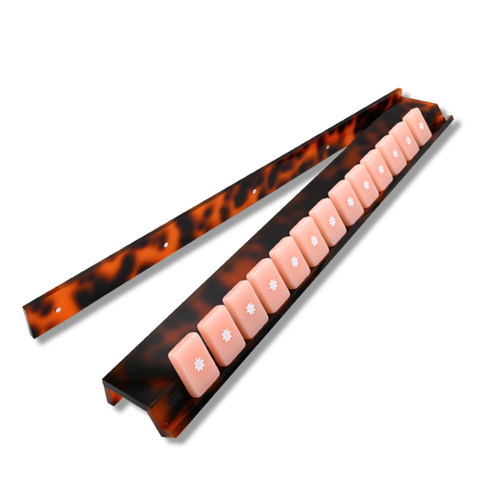 Scratch & Dent Hawksbill Heritage Mahjong Rack and Pusher, Set of 4
