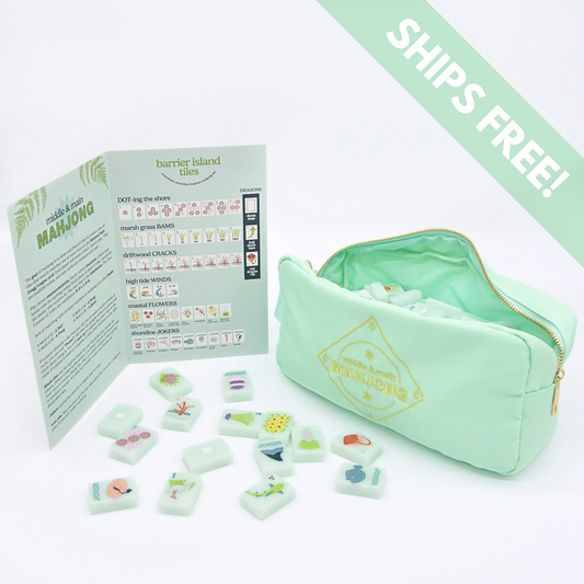 Barrier Island Tiles- A Southern Shoreline Inspired Mahjong Set