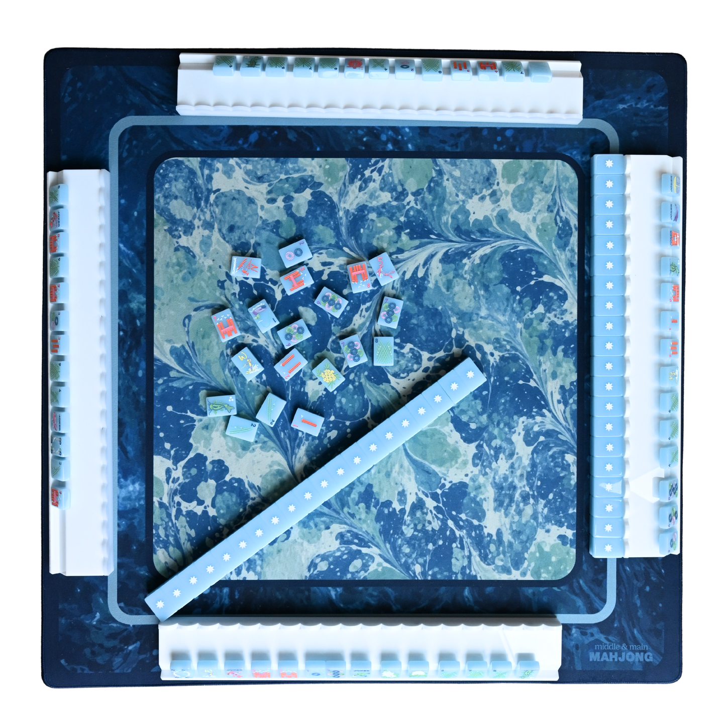 Painted Water Florentine Mat