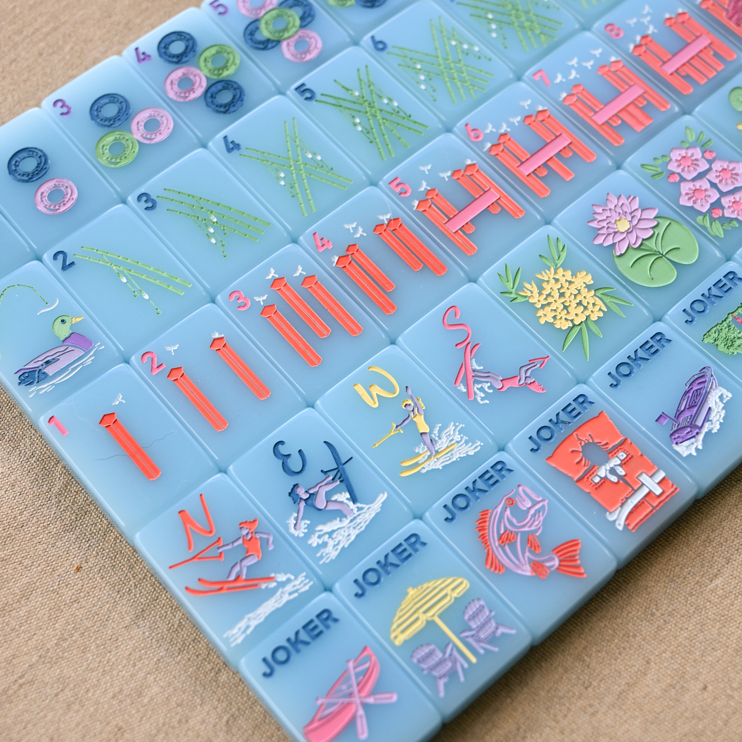 Dockside Tiles- A Southern Lake Inspired Mahjong Set PREORDER 2