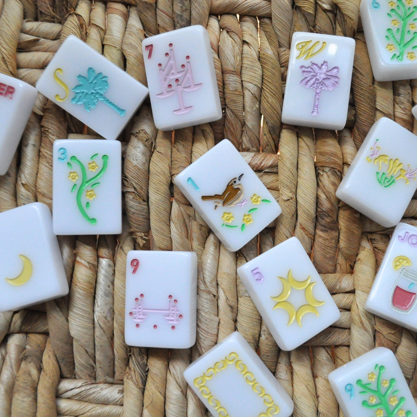 Palmetto Tiles- A South Carolina Inspired Mahjong Set