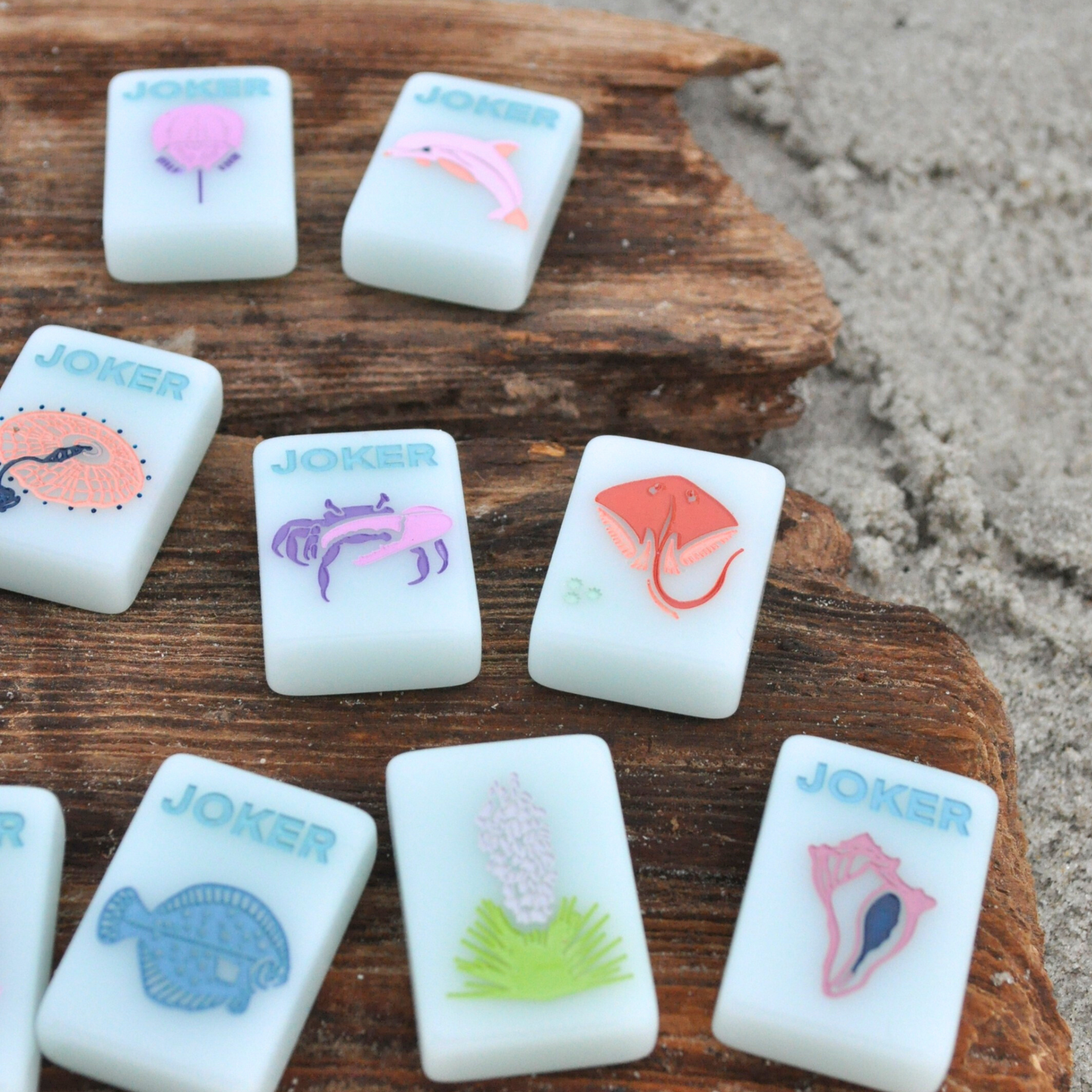 Barrier Island Tiles- A Southern Shoreline Inspired Mahjong Set