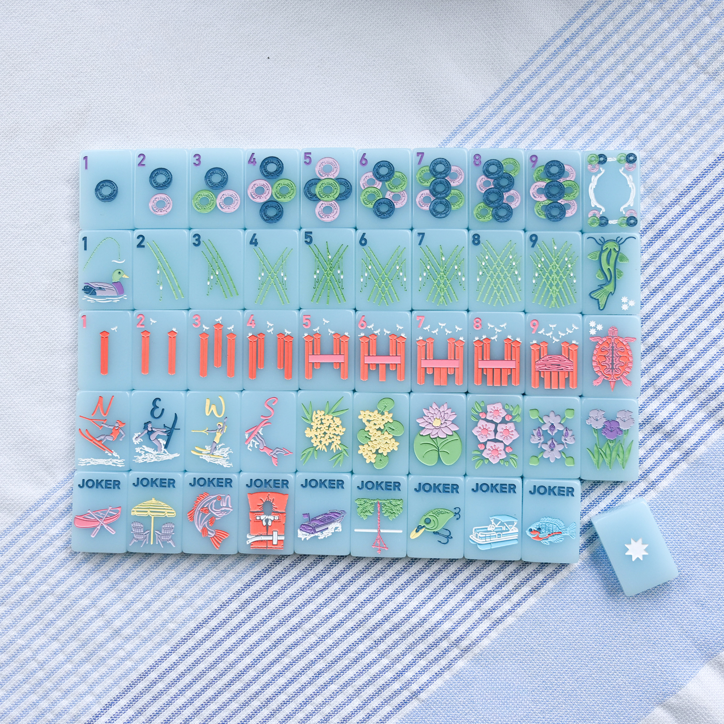 Dockside Tiles- A Southern Lake Inspired Mahjong Set PREORDER 2
