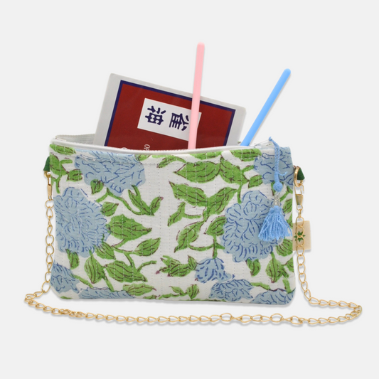 Floral Mahjong Pouch