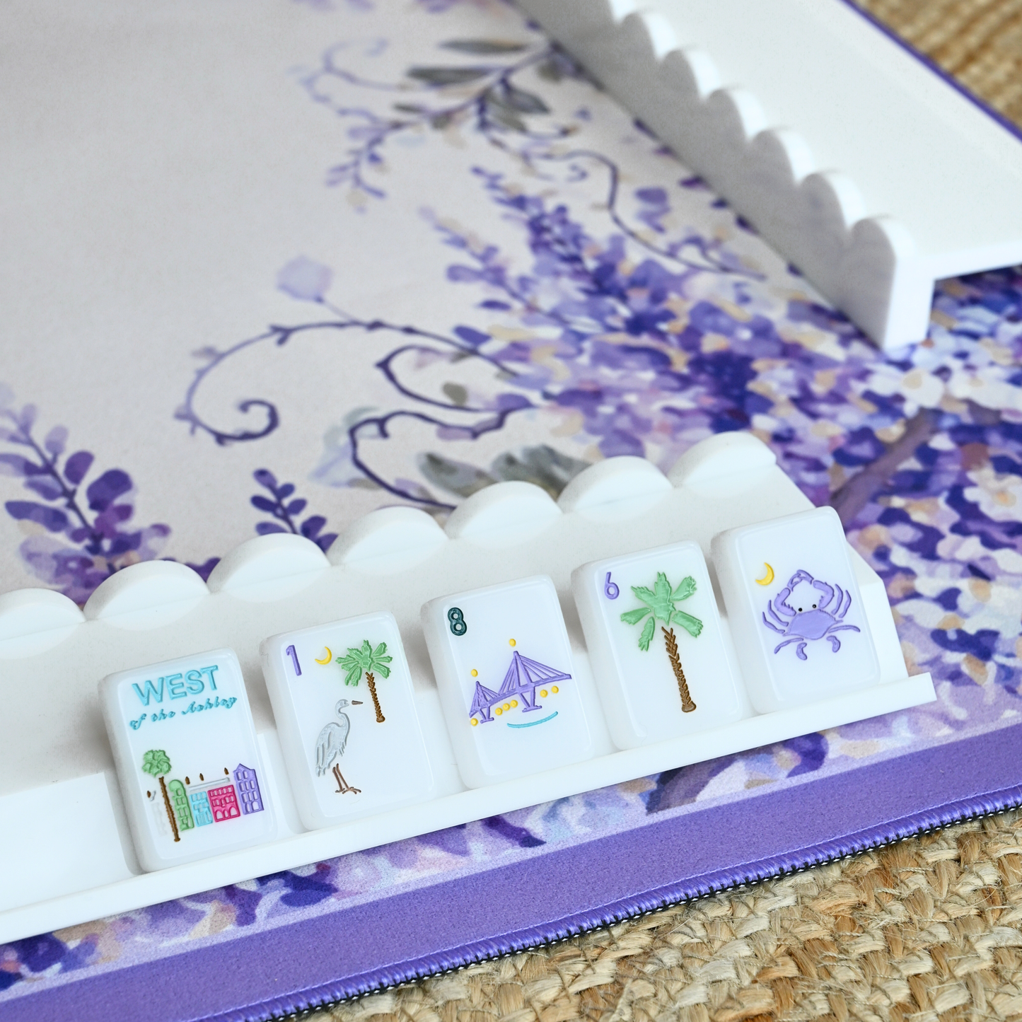 Violet Vines Wisteria Mat