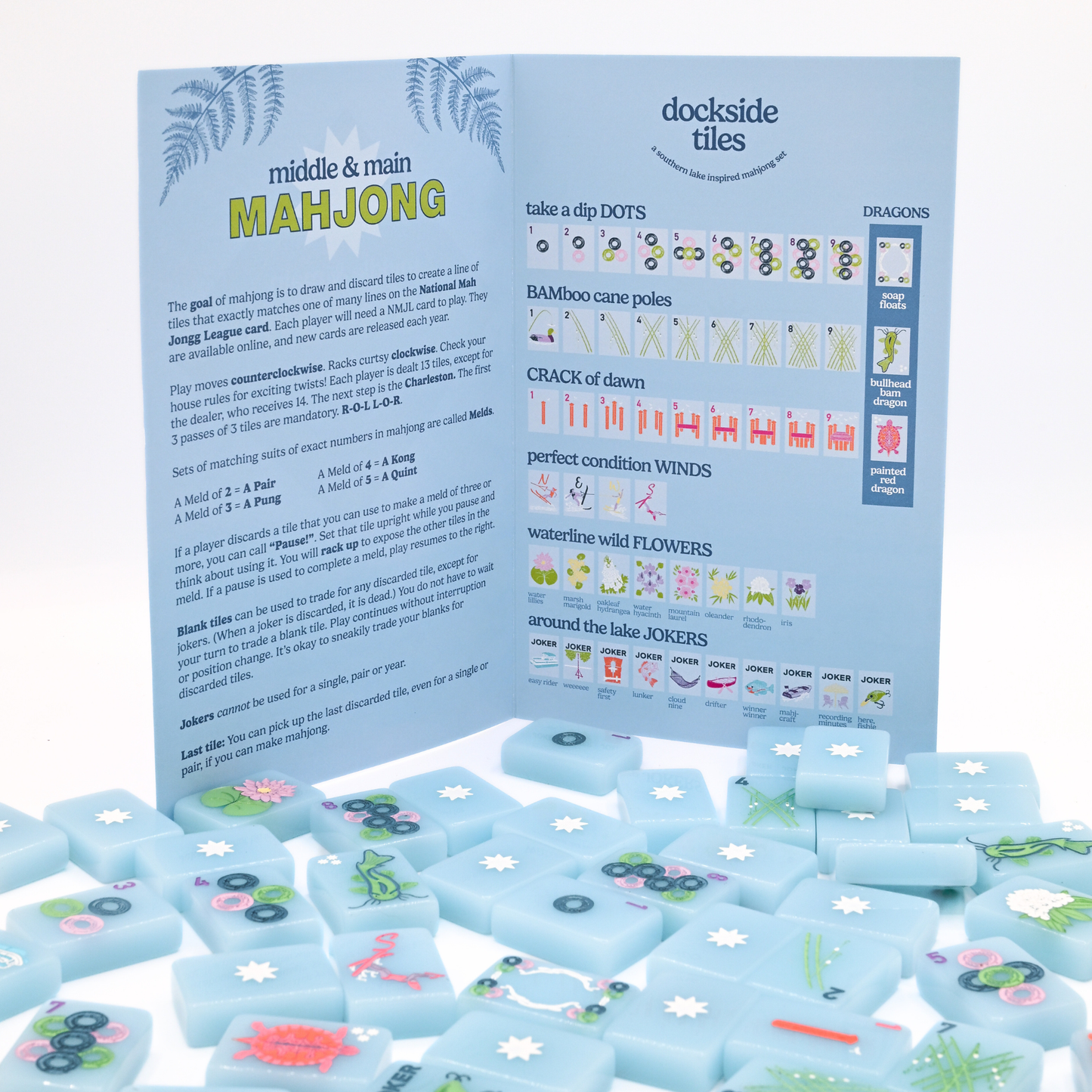 Dockside Tiles- A Southern Lake Inspired Mahjong Set PREORDER 2