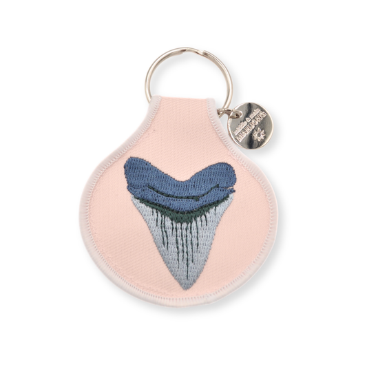 Shark Tooth Embroidered Keychain