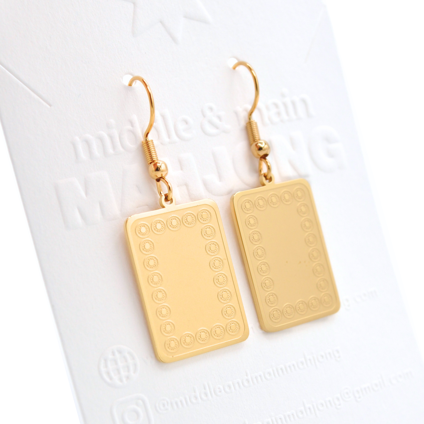 Sparkling Soap Earrings