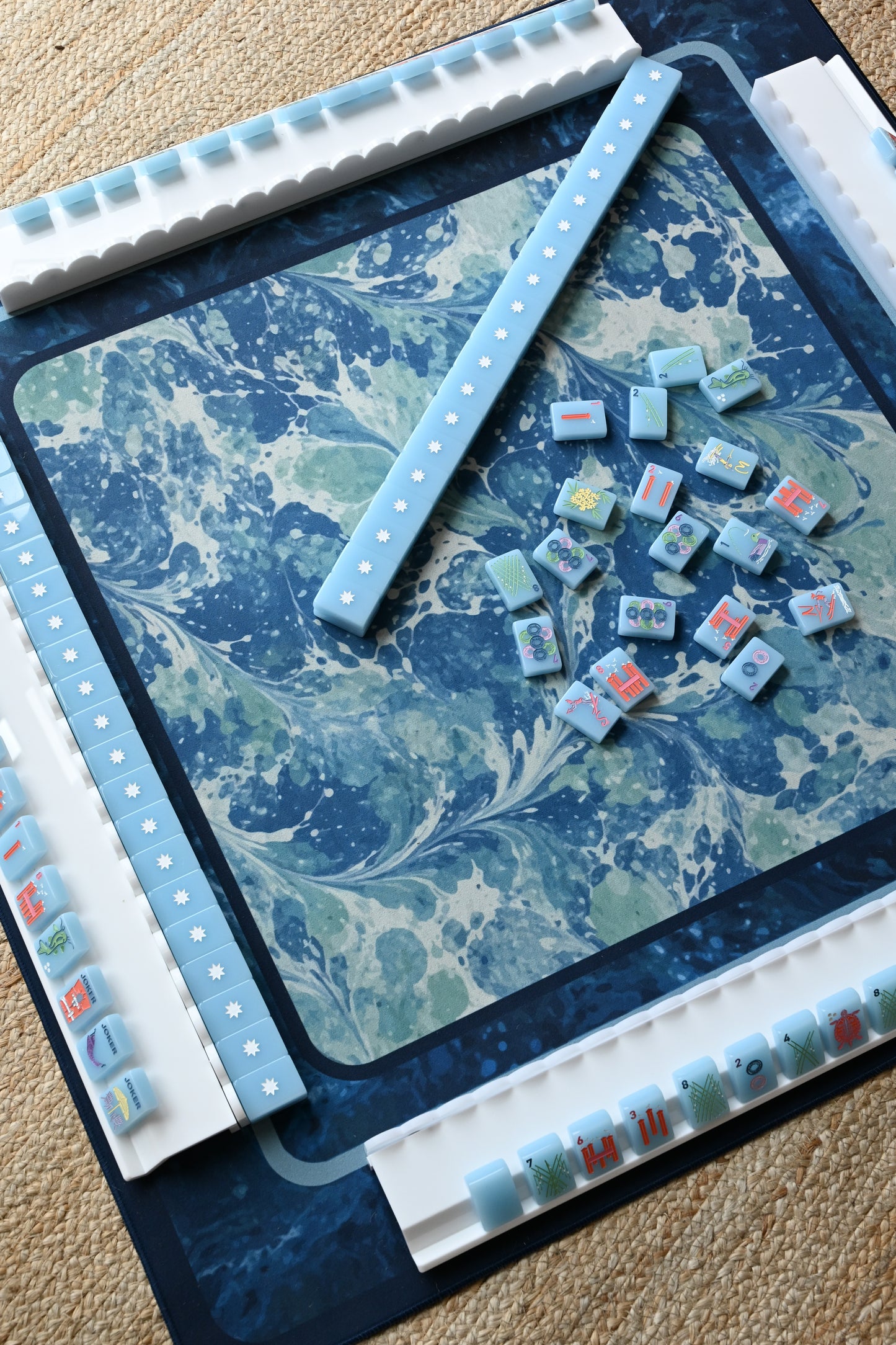 Painted Water Florentine Mat