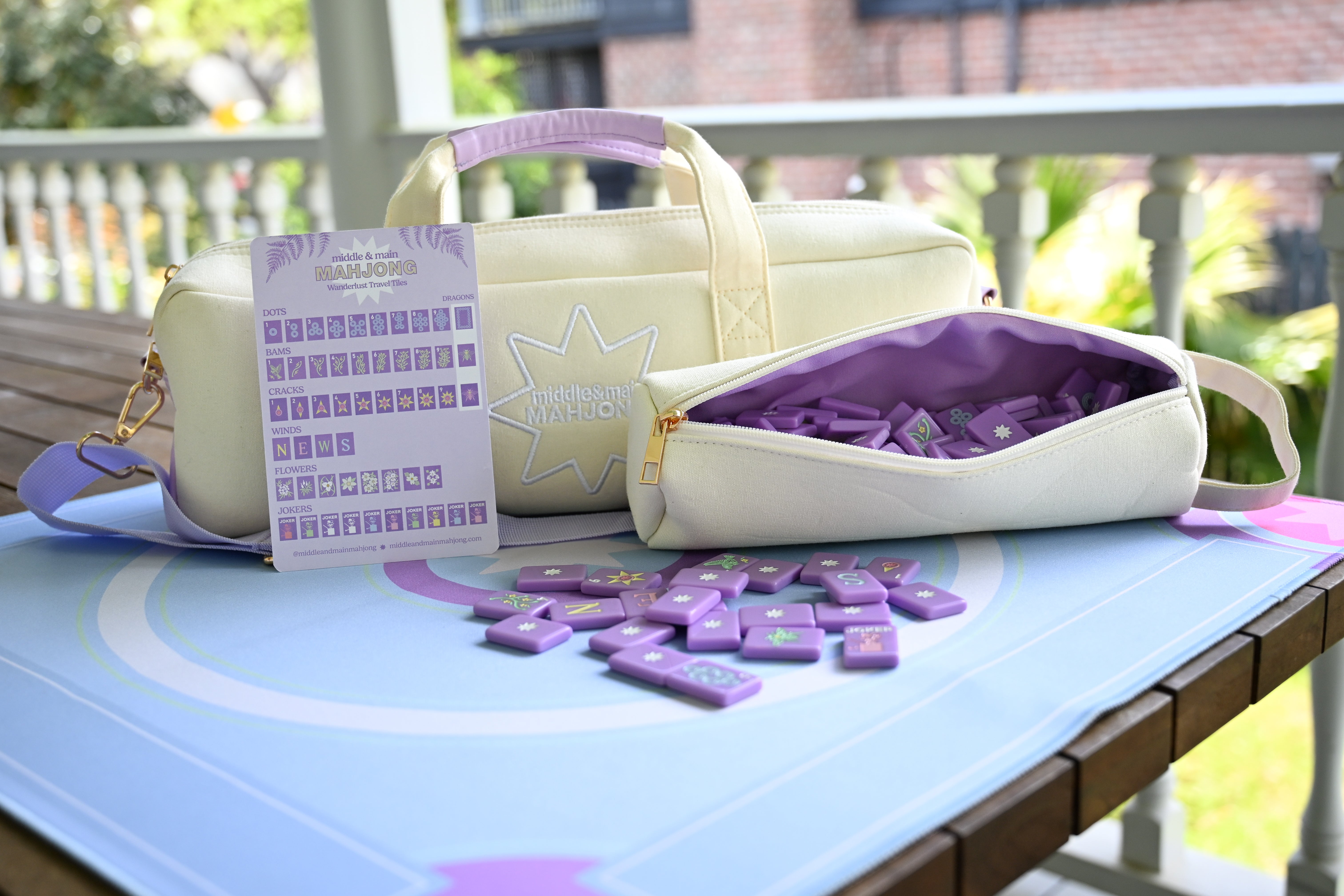Wanderlust Tiles Travel Bundle – Middle and Main Mahjong