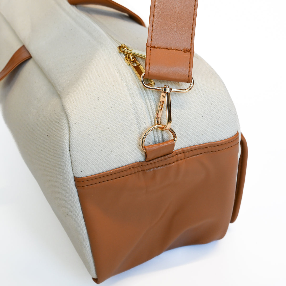 Magical Bottomless Mahjong Bag- Canvas & Leather