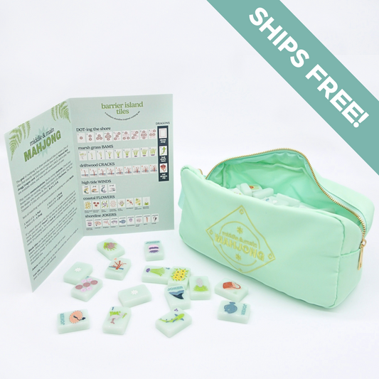 Barrier Island Tiles- A Southern Shoreline Inspired Mahjong Set