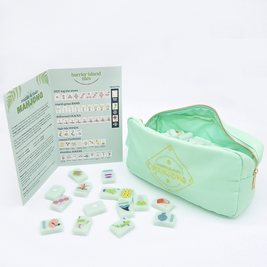 Barrier Island Tiles- A Southern Shoreline Inspired Mahjong Set