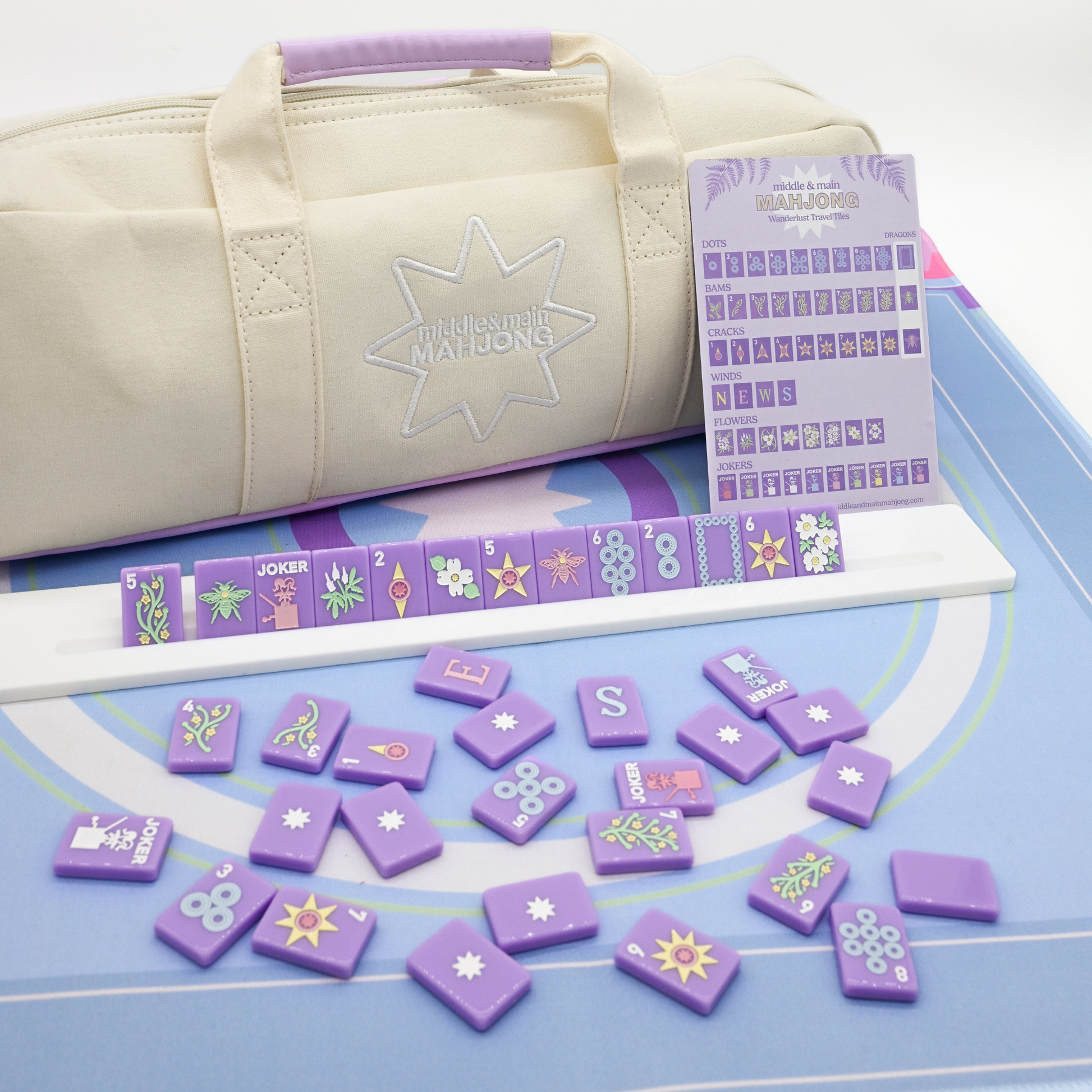 Wanderlust Tiles Travel Bundle – Middle and Main Mahjong
